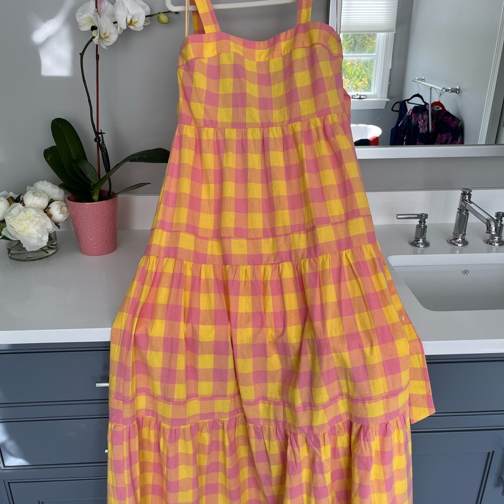 Brand new shoulder tie maxi sundress